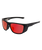 Greyson 2.0 Polarised Sunglasses in Black Rubber & Red Mirror