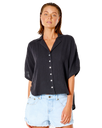 The Rip Curl Womens Premium Surf Shirt in Black