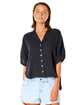 The Rip Curl Womens Premium Surf Shirt in Black