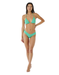 The Rip Curl Womens Premium Skimpy Hipster Bikini Bottoms in Green