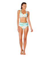 The Rip Curl Womens Summer Breeze Mirage Bikini Bottoms in Light Aqua