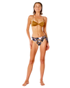 The Rip Curl Womens Playabella Balconette Bikini Top in Chocolate