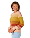 The Rip Curl Womens Drifter Jumper in Peach