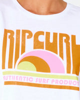 The Rip Curl Womens Surf Revival Standard T-Shirt in White