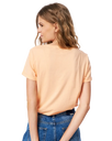 The Rip Curl Womens Re Entry V-Neck T-Shirt in Light Peach