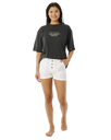 The Rip Curl Womens Summer Palm Walkshorts in White