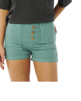 The Rip Curl Womens Summer Palm Walkshorts in Teal