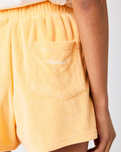 The Rip Curl Womens Revival Terry Shorts in Orange