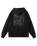 Graphic Mix Hoodie in Black