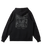 Graphic Mix Hoodie in Black