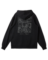 Graphic Mix Hoodie in Black