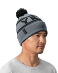 The Yeti Mens Retro Beanie in Grey & Black