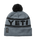 The Yeti Mens Retro Beanie in Grey & Black