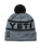 The Yeti Mens Retro Beanie in Grey & Black