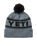 The Yeti Mens Retro Beanie in Grey & Black