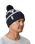 The Yeti Mens Retro Beanie in Navy & White