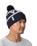 The Yeti Mens Retro Beanie in Navy & White