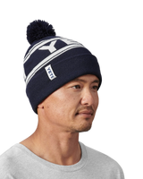 The Yeti Mens Retro Beanie in Navy & White