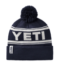 The Yeti Mens Retro Beanie in Navy & White