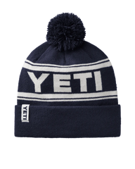 The Yeti Mens Retro Beanie in Navy & White