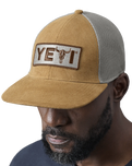 The Yeti Mens Steer Flat Brim Cap in Ochre