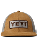 The Yeti Mens Steer Flat Brim Cap in Ochre