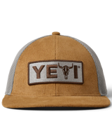 The Yeti Mens Steer Flat Brim Cap in Ochre