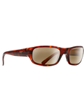 The Maui Jim Stingray Polarised Wrap Sunglasses in Tortoise & HCL Bronze