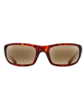 The Maui Jim Stingray Polarised Wrap Sunglasses in Tortoise & HCL Bronze