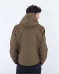 The Hurley Mens Milestone Fleece Jacket in Olive