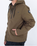 The Hurley Mens Milestone Fleece Jacket in Olive