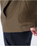 The Hurley Mens Milestone Fleece Jacket in Olive