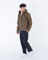 The Hurley Mens Milestone Fleece Jacket in Olive