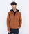 The Hurley Mens Boyd Hooded Jacket in Bronze