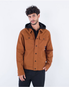 The Hurley Mens Boyd Hooded Jacket in Bronze