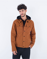 The Hurley Mens Boyd Hooded Jacket in Bronze