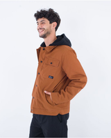 The Hurley Mens Boyd Hooded Jacket in Bronze