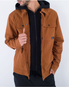 The Hurley Mens Boyd Hooded Jacket in Bronze