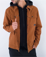 The Hurley Mens Boyd Hooded Jacket in Bronze