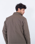 The Hurley Mens Juniper Reversible Fleece Jacket in Olive