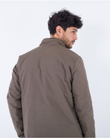 The Hurley Mens Juniper Reversible Fleece Jacket in Olive