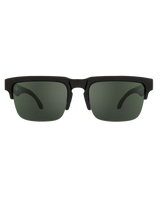 The Spy Helm 5050 Sunglasses in Black & HD Plus Grey Green