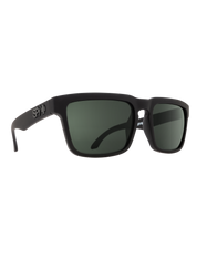 The Spy Helm Polarised Sunglasses in Soft Matte Black & HD Plus Grey Green