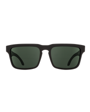 The Spy Helm Polarised Sunglasses in Soft Matte Black & HD Plus Grey Green