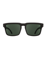 The Spy Helm Polarised Sunglasses in Soft Matte Black & HD Plus Grey Green