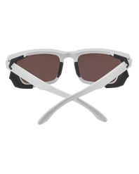 The Spy Helm Tech Polarised Sunglasses in Matte White & Happy Bronze Blue Spectra Mirror