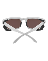 The Spy Helm Tech Polarised Sunglasses in Matte White & Happy Bronze Blue Spectra Mirror