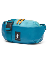 The Cotopaxi Coso 2L Bumbag in Gulf & Poolside