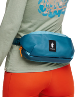 The Cotopaxi Coso 2L Bumbag in Gulf & Poolside