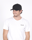 The Hurley Mens One & Only Cap in Black & Black